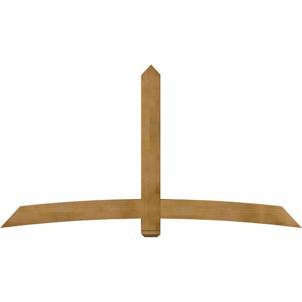 Ekena Millwork Bellingham Rough Sawn Timber Gable Bracket, Western Red Cedar, 96"W x 52"H x 6"D x 6"F, 13/12 Pitch GBW096X52X0606BEL00RWR - main